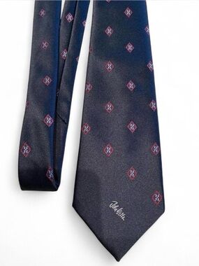 John Weitz Vintage Navy Geometric Tie